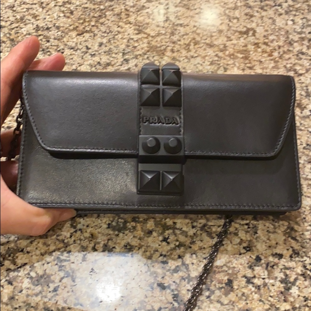 WEEKEND SALE ONLY! Prada Elektra Mini Bag w/chain